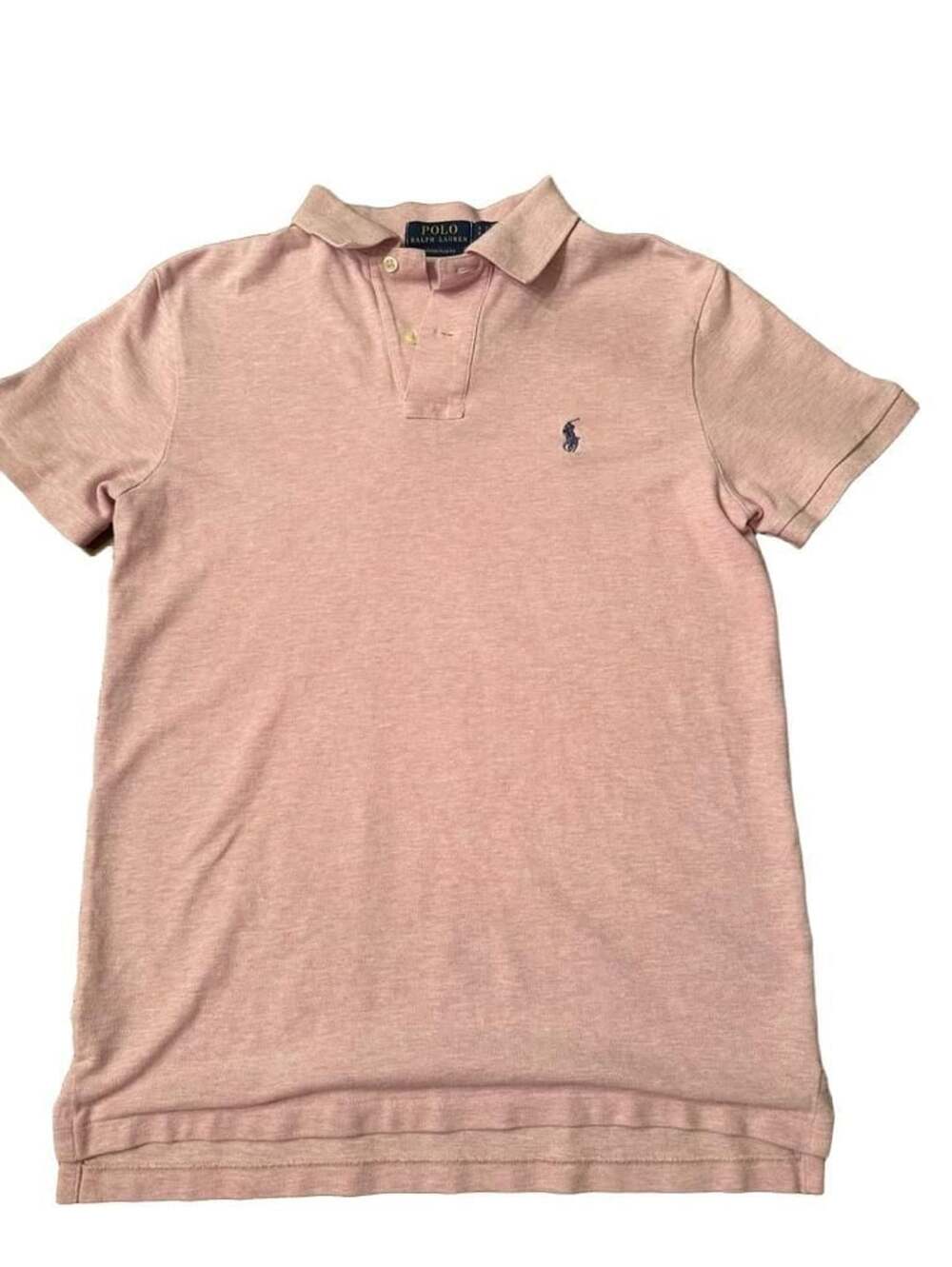 Polo Ralph Lauren Custom Slim Fit Polo Shirt Size S Pink h1602